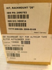 24R0968 24R0783 IBM 3581 F28 L28 3623 2LX 2SX Tape Autoloader Rackmount Rail Kit picture