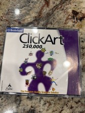 ClickArt 250,000 Premium Quality Graphics Broderbund CD-ROM Windows picture