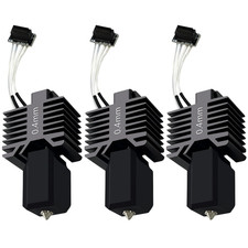 3PCS P1P/P1S Hotend Upgraded Integrated 0.4mm Ceramic Assembled Extruder Nozzle picture