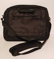 Amazon Basics Black Padded Solid 15in Laptop Shoulder/Messenger Bag Nylon picture