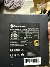 Apexgaming STB-550W 550W 80 Plus Bronze Power Supply picture