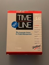 Vintage 1988 Symantec Time Line Version 3.0 5.25