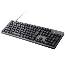 ELECOM Mechanical Keyboard Leggero Wired Full Size N-Key Rollover Support 50 Mil picture