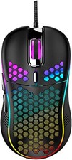 BLACK Ultralight Honeycomb Gaming Mouse Wired Gaming Mouse Mechanical 7200DPI picture