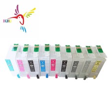 9pc/Set T1571-T1579 Refillable ink cartridge with Chip for Epson Stylus R3000 picture