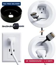 ECHOGEAR in-Wall Cable Management Kit for Power & Low Voltage Cords - Hide TV Wi picture