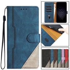 Splice Leather Wallet Cover Case For Motorola G Stylus G Play G22 G42 Edge E30 picture