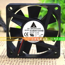 DELTA 6CM 6015 12V 0.27A EUB0612VHB Chassis Cooling Fan High Air Volume picture