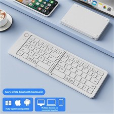 Foldable Wireless Bluetooth Keyboard Slim Portable Pocket Size 11.6