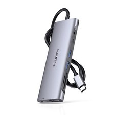 3.3ft Long Cable Usb C Hub With 4k Hdmi 2 Usb 3.0 Card Reader Aux Type C Data/ch picture