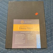 Pro Master Ultra Premium 8 1/2 X 11 Glossy Paper 25 Sheets picture