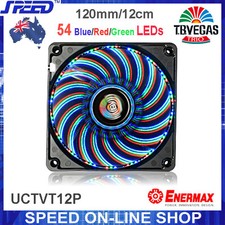 ENERMAX UCTVT12P T.B VEGAS TRIO Blue/Red/Green LEDs 12cm PC Case Cooling Fan picture