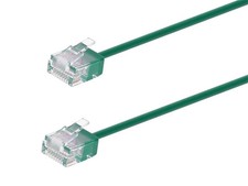 Monoprice Cat6 Ethernet Patch Cable - 1 Feet - Green | Stranded, 550MHz, UTP picture
