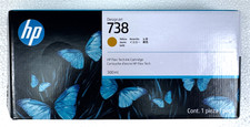 HP 738 300ml Yellow DesignJet Ink Cartridge, 676M8A  For T850-T950 36in series picture