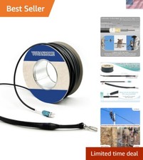 165ft/50m OD-5mm Industrial TPU OM3 Fiber LC to LC Outdoor Armored Fiber Patc... picture