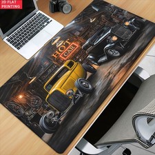 1pc  Car In Garage 2D Flat Pattern Pad for Desk, Gaming, Office Decor, Non-Sli picture