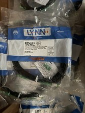 5pk LYNN Pushable Fiber Optical Network Cable SC/APC-SC/APC Simplex 25 ft Black picture