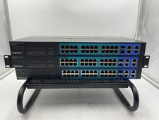 Lot Of 3 TRENDnet TPE-224WS 24 Port 10/100 Mbps Ethernet Switch picture