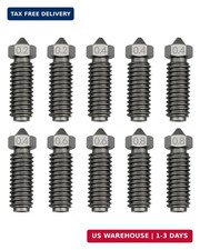 10 Pcs Hardened Steel Nozzle Fit for Anycubic Kobra 3 3D Printer, M6 Thread, 0.2 picture