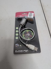 LED USB Clock Fan – Real-Time Display, Cool Gift for Men picture
