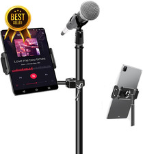 Aluminum Ipad Holder for Mic Stand, Side Mount Ipad Music Stand picture