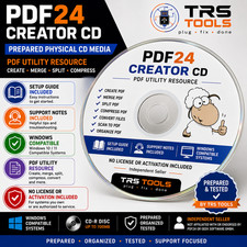 PDF24 Creator Prepared CD Media PDF Utility Setup Guide TRS Tools picture