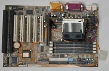 FIC KA11 Slot 1 AGP ISA Retro Motherboard + Intel Pentium III 1000MHz + 256MB RAM picture