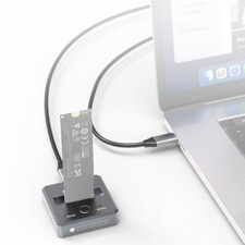 JEYI M.2 SSD Reader 10Gbps for NVMe/SATA to USB-C PCIe Docking Station USB 3.2 picture