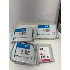 HP 940XL High Capacity Ink Cartridges Cyan Magenta Yellow Officejet Pro READ des picture