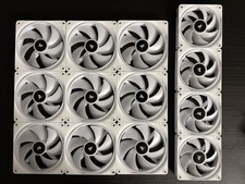 Corsair QX140mm And Corsair QX120mm Fans 9 total fans. EXCELLENT CONDITION picture