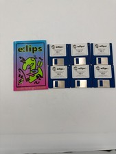 eClips 2 Amiga EPS Professional Clip Art 6 Disk Set Manual Tested Working picture