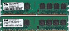 2GB 2x1GB PC2-5300 ProMOS V916765K24QCFW-F5 DDR2-667 Desktop Memory Kit DIMM CN picture