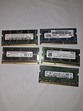 Lot of 5 Laptop RAM Modules – 1GB / 8GB DDR2 & DDR3 SODIMM – Untested picture