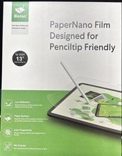 Bioton Paper Art Film Designed for Penciltip for 2024 13” iPad Pro/Air 2 Pack picture
