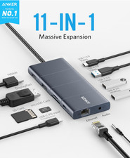 Anker PowerExpand 11-in-1 USB-C PD Hub A8385 100W PD 4K 60Hz HDMI SD Card Reader picture