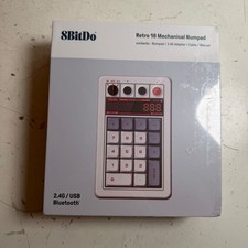 8BitDo Retro 18 Gray 2.4G Wireless Bluetooth Mechanical Numpad & Calculator picture
