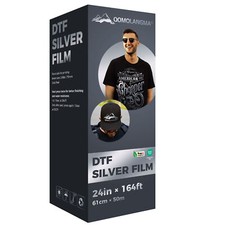 24in x 164ft Gold / Silver DTF Foil Film Roll DTF Transfer Film Cold Peel picture