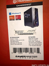 CyberPowerPC Gamer Master GMA6900WST Ryzen 5 7600 RX 7600 16GB 1TB SSD picture