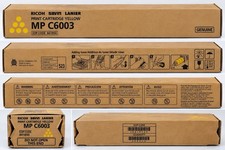 Genuine Ricoh MP C6003 Yellow Toner Cartridge 841850 Savin Lanier OEM picture