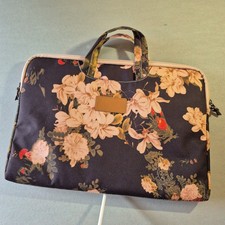 Dachee Black Peony Patten Waterproof Laptop Bag Case picture