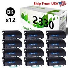 12PK 2350DN 2350 Toner Cartridge work for 330-2649 2666  Printer picture
