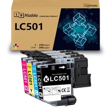 4 PACK LC501 Ink Cartridges for Brother MFC-J1260DW MFC-J1360DW MFC-J1410DW picture