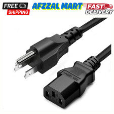 3 Prong AC Power Cord 10ft Long Standard | 125V-250V | for Computer, Monitor picture