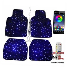 Starlight LED Car Floor Mats - 4pcs Shiny Sky Star Light - App picture