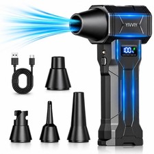 Handheld 4-Gear Powerful Electric Air Blower Dust Blower, 120000RPM Fast Char... picture