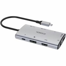 CODi HB007-1 7-in-1 USB-C Multi-Port Hub Dual 4K H-DMI DisplayPort 100W PD picture