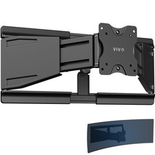 VIVO Low Profile Telescoping Ultrawide Monitor Wall Mount for Up to 49