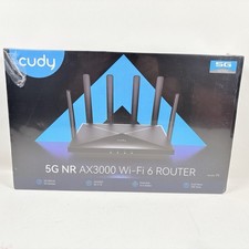 Cudy 5G NR SA NSA AX3000 WiFi 6 CPE Router Dual SIM NAT Cell NU-MIMO VPN DDNS picture