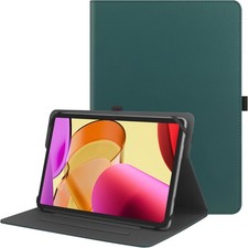 Elegant Faux Leather 9-11 Inch Tablet Case with Multi-Angle Stand & Pen Holder picture