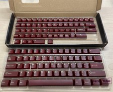 PYGA Clear Keycaps Set PC ABS Cherry Height 118 Keys New For Cherry MX Keyboard picture